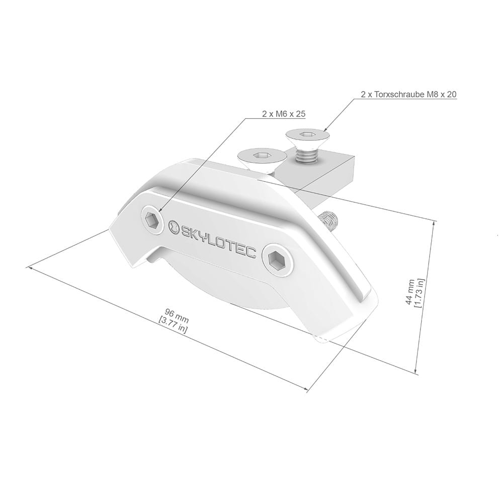 Skylotec Skyrail End-Stopper SR-108 - Gambar 2