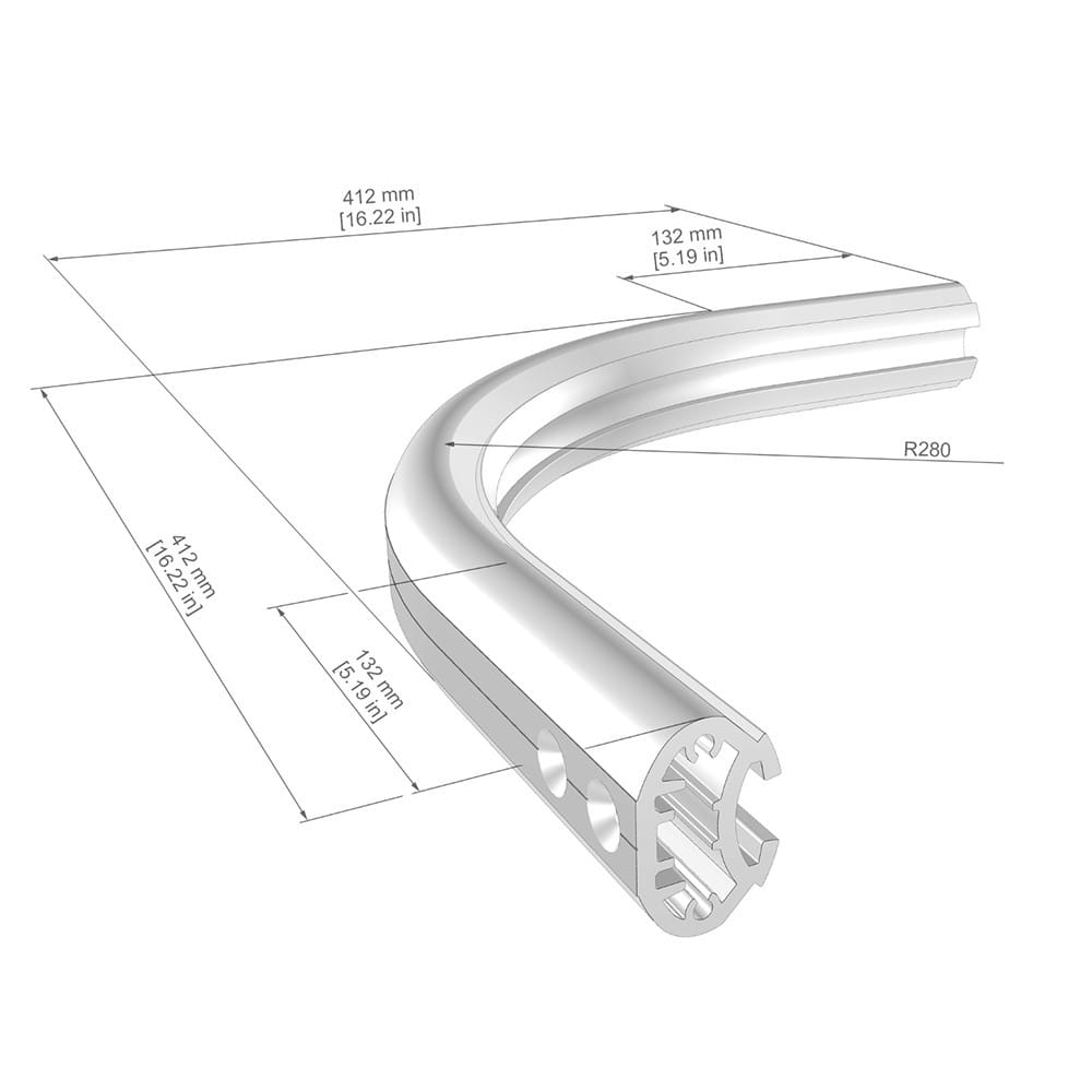 Skylotec Skyrail Outer Curve 90° SR-104 - Gambar 2