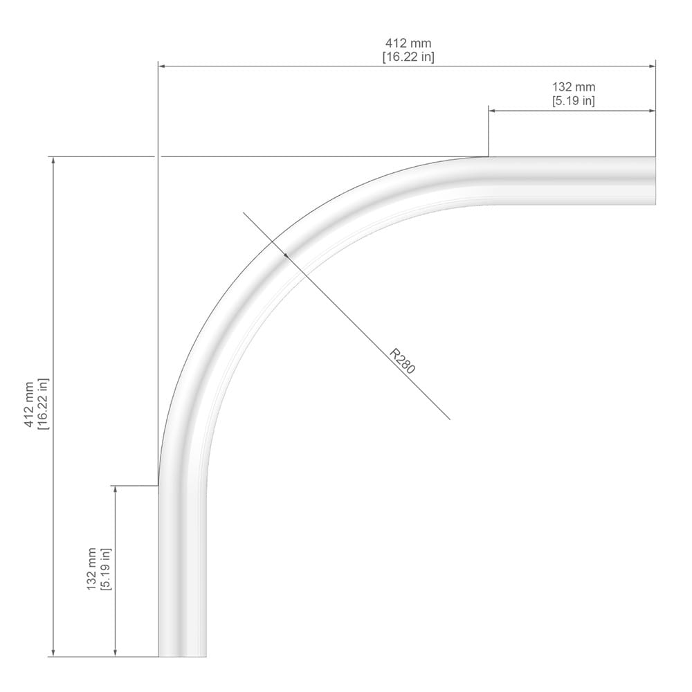 Skylotec Skyrail Outer Curve 90° SR-104 - Gambar 3