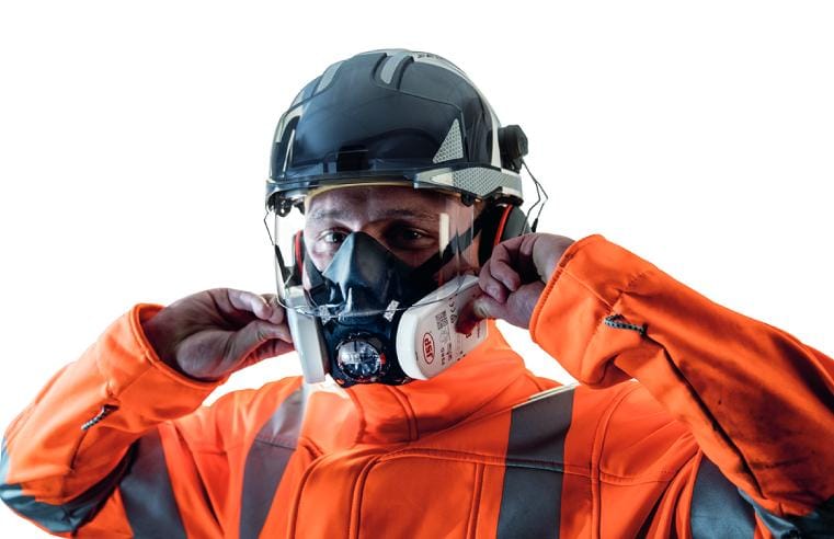 Berbahanya Pekerja tanpa menggunakan JSP Force 8 Half Mask