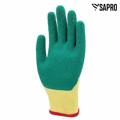 SAPRO Sarung Tangan Safety Katun dan Lateks Anti Cut - Gambar 2