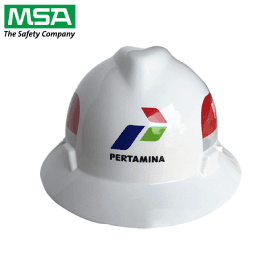safety helmet msa full brim