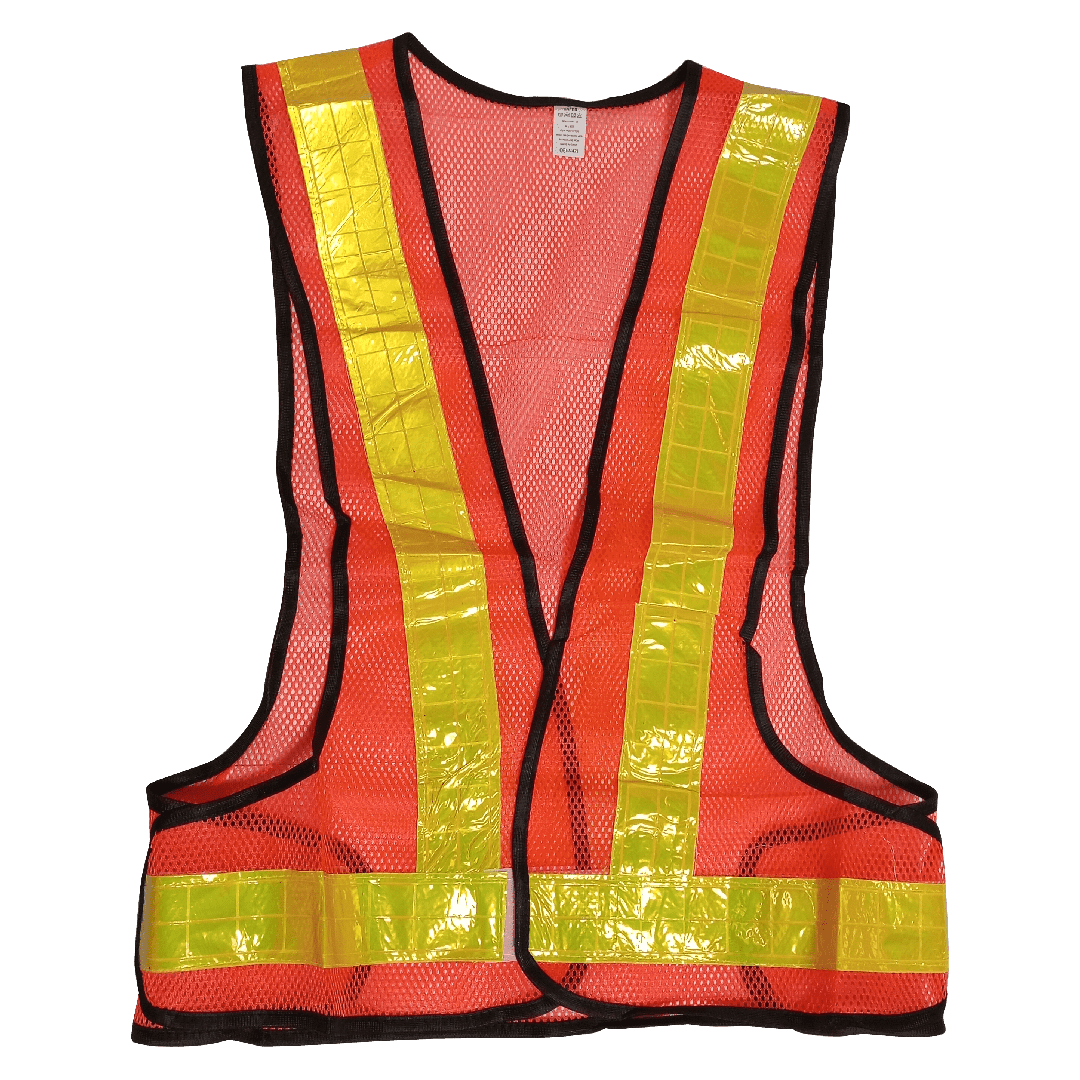 Safety Vest V Sapro Model Jaring Bahan Polyester - Gambar 6