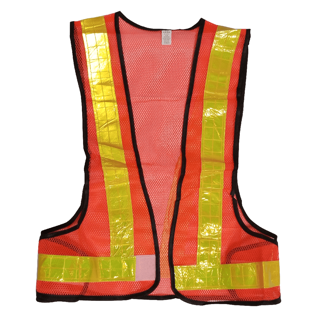 Safety Vest V Sapro Model Jaring Bahan Polyester - Gambar 5