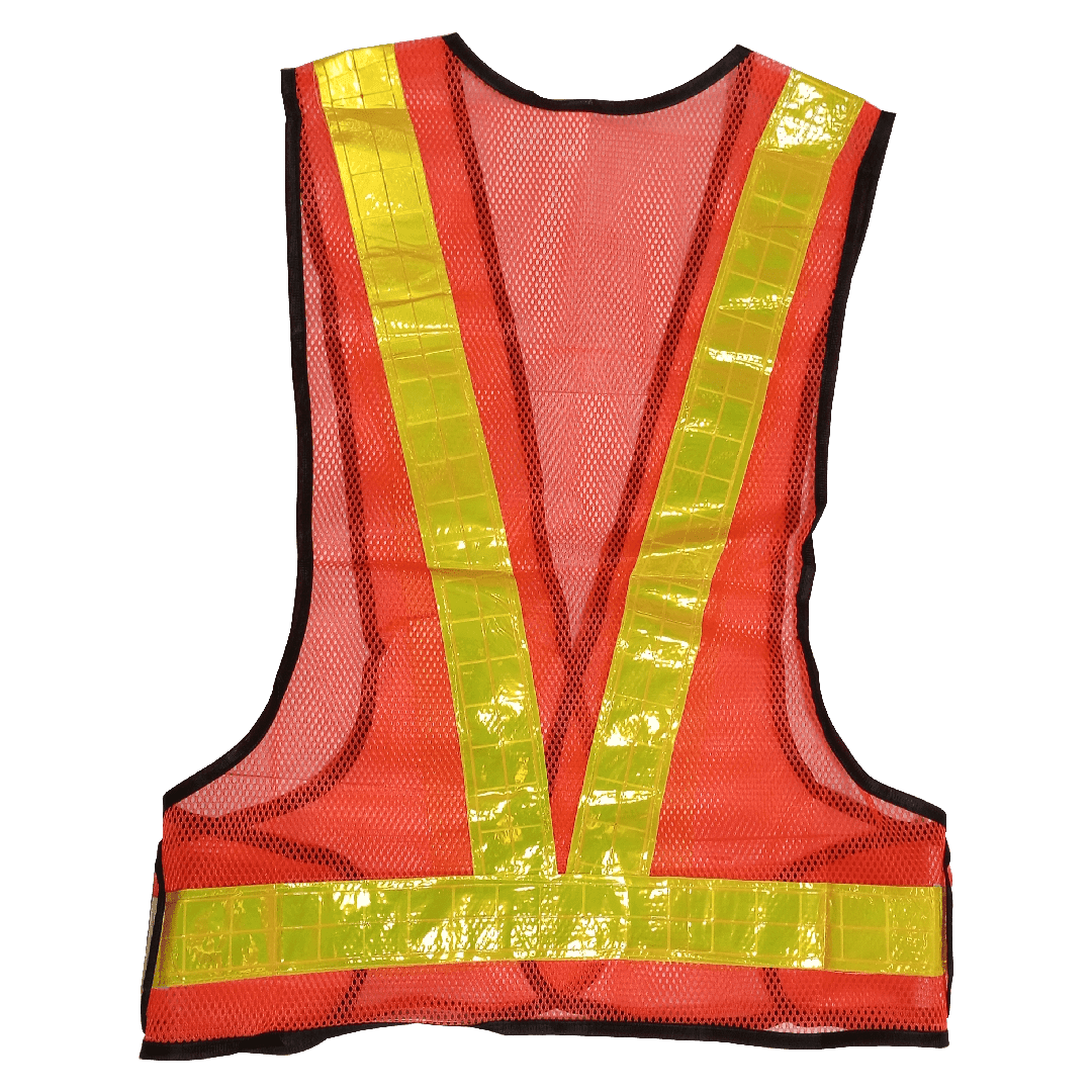 Safety Vest V Sapro Model Jaring Bahan Polyester - Gambar 4