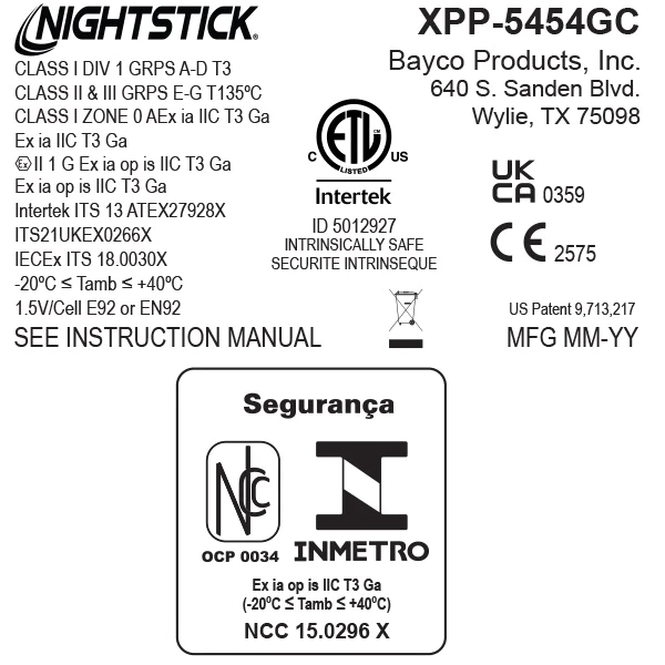 Nightstick XPP-5454GC, Zone O Dual-Light Headlamp with Kit - Gambar 11