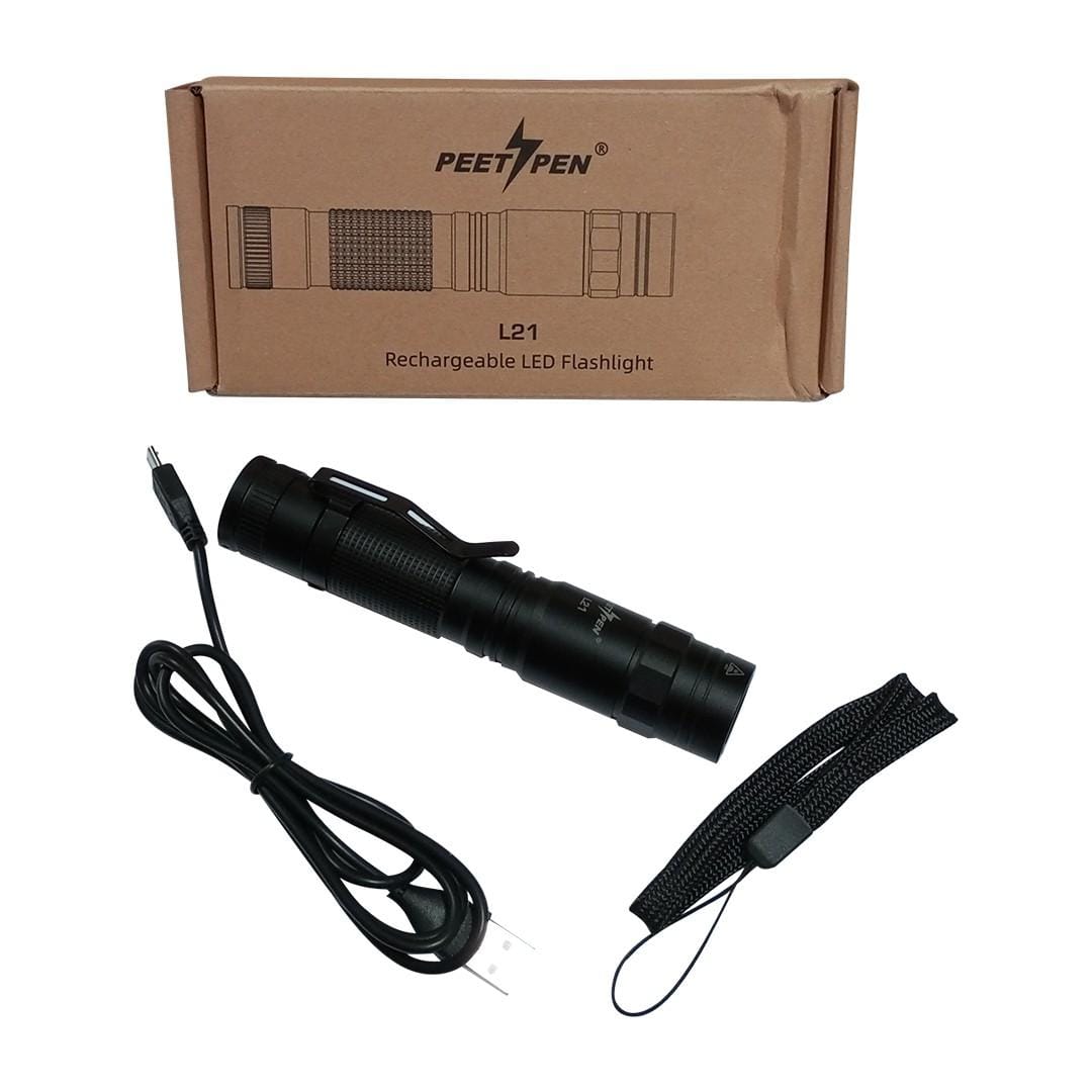 Peetpen L21 Pocket Flashlight 550 Lumens - Gambar 3