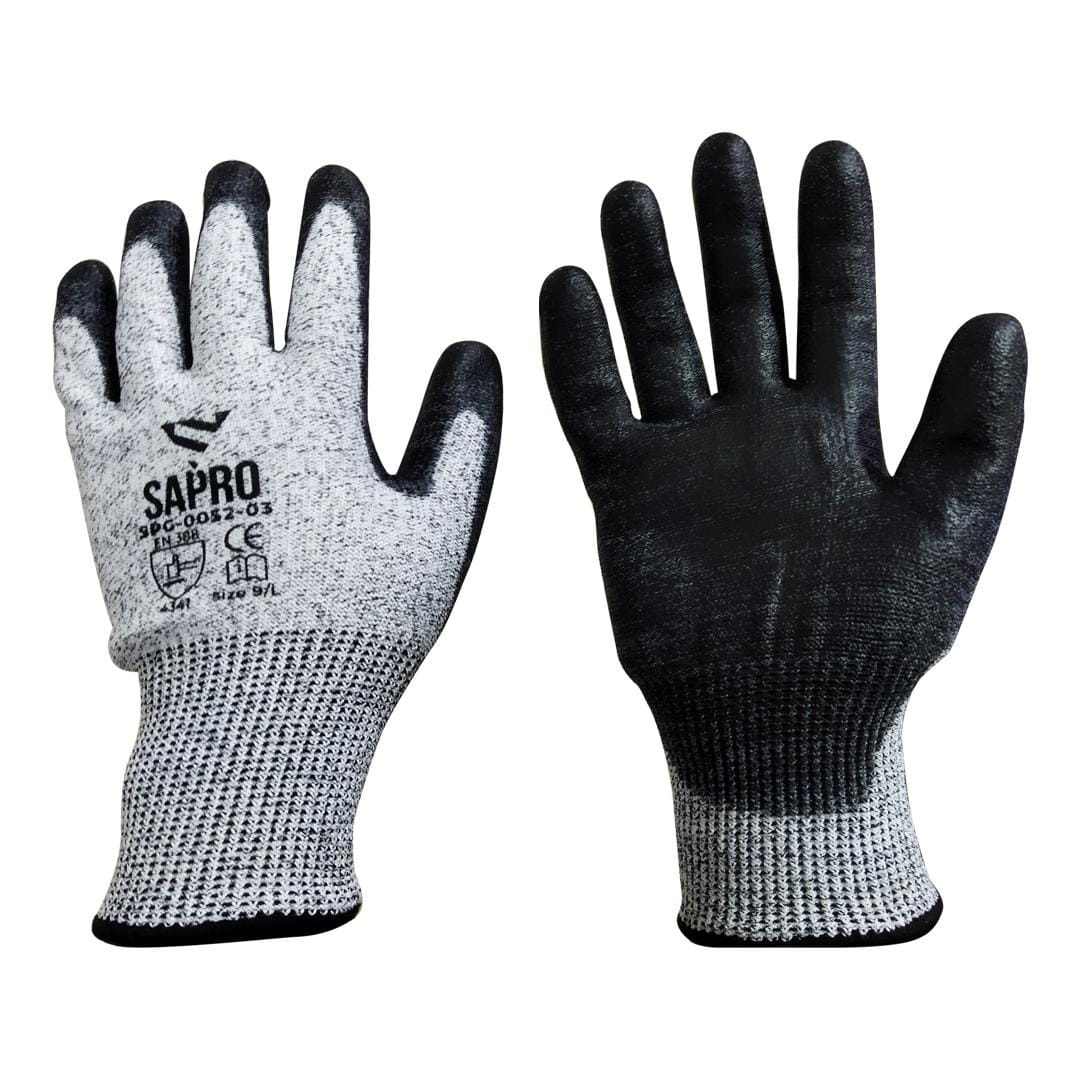 Sapro Safety Gloves Nitrile Anti Cut Level 3 - Gambar 7
