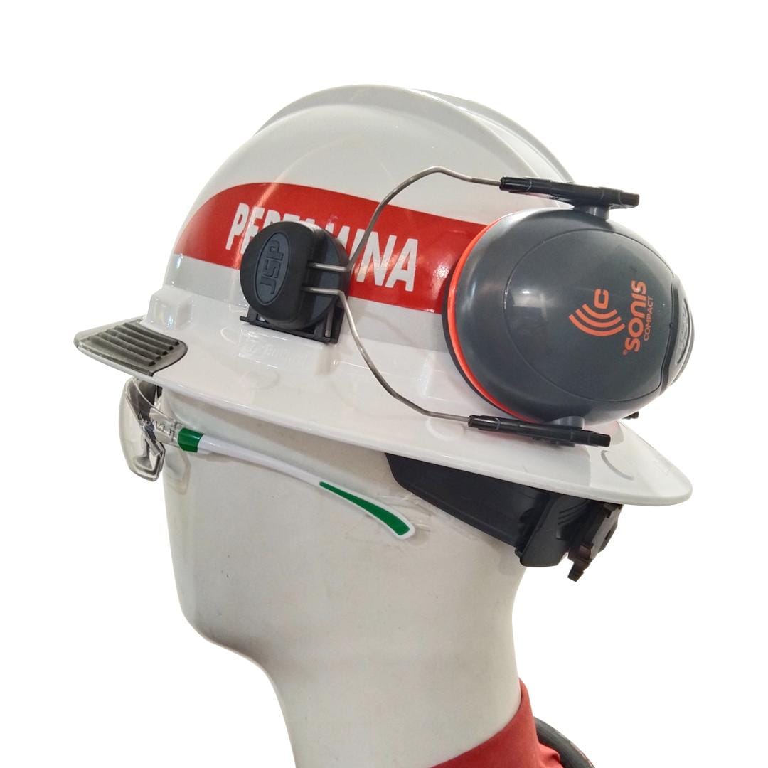 JSP Sonis Compact Full Brim Helmet Mounted Ear Defenders - Gambar 7