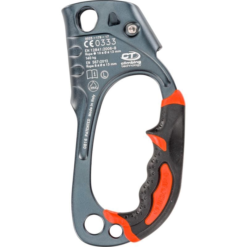 Climbing Technology Quick'up+, Light Alloy Ascender Handle with Rubber Grip - Gambar 2