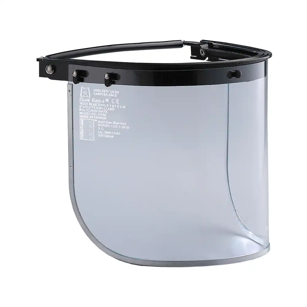 Blue Eagle FC48 High Impact Face Shield Visor - Gambar 2
