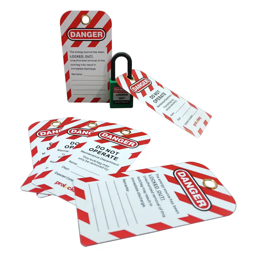 Prolockey LT03 - Safety Lockout Tag PVC - Gambar 4