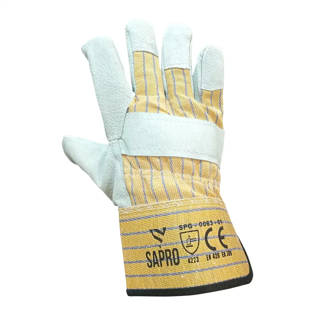 Sapro - Grain Leather Combination Glove - Gambar 2