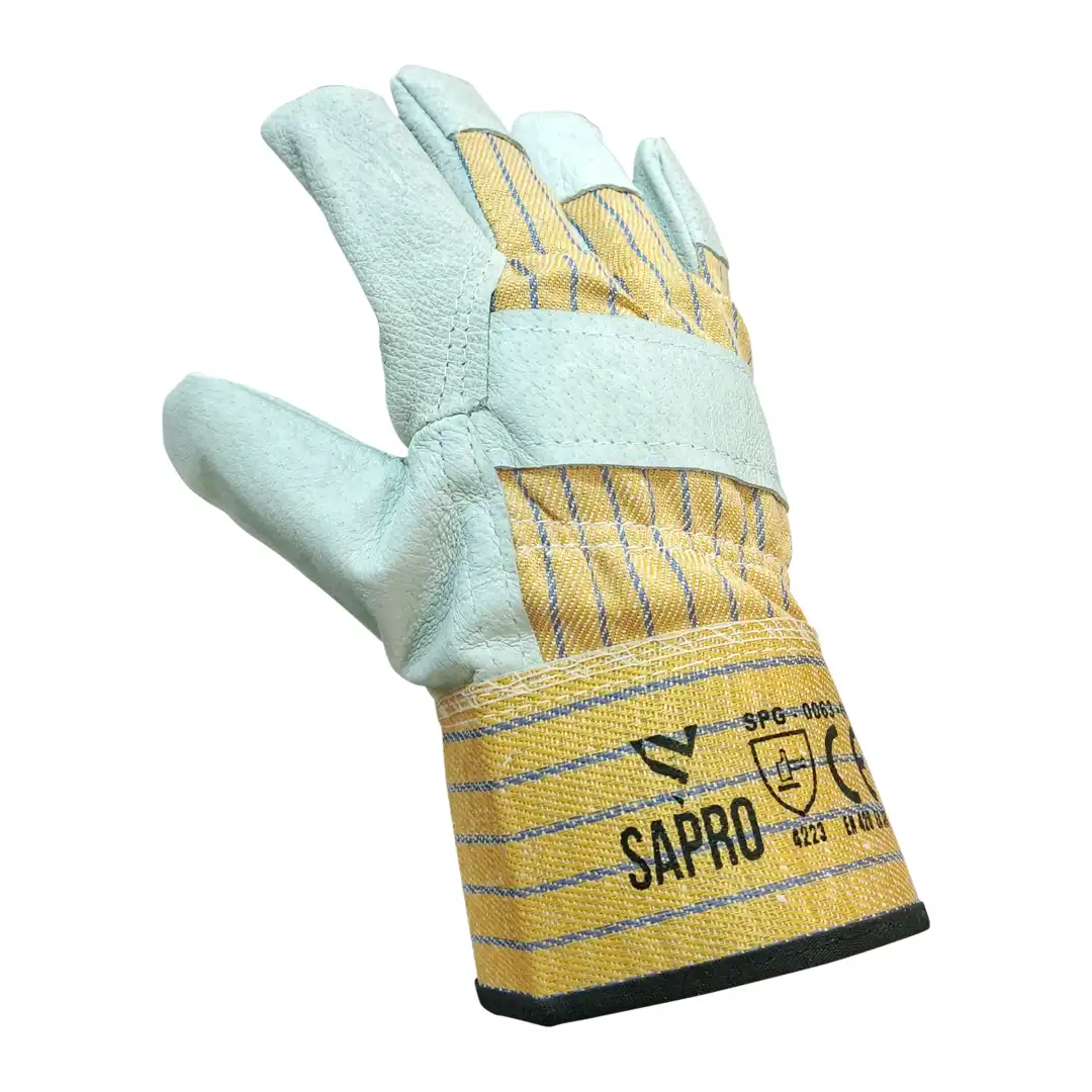 Sapro - Grain Leather Combination Glove - Gambar 4