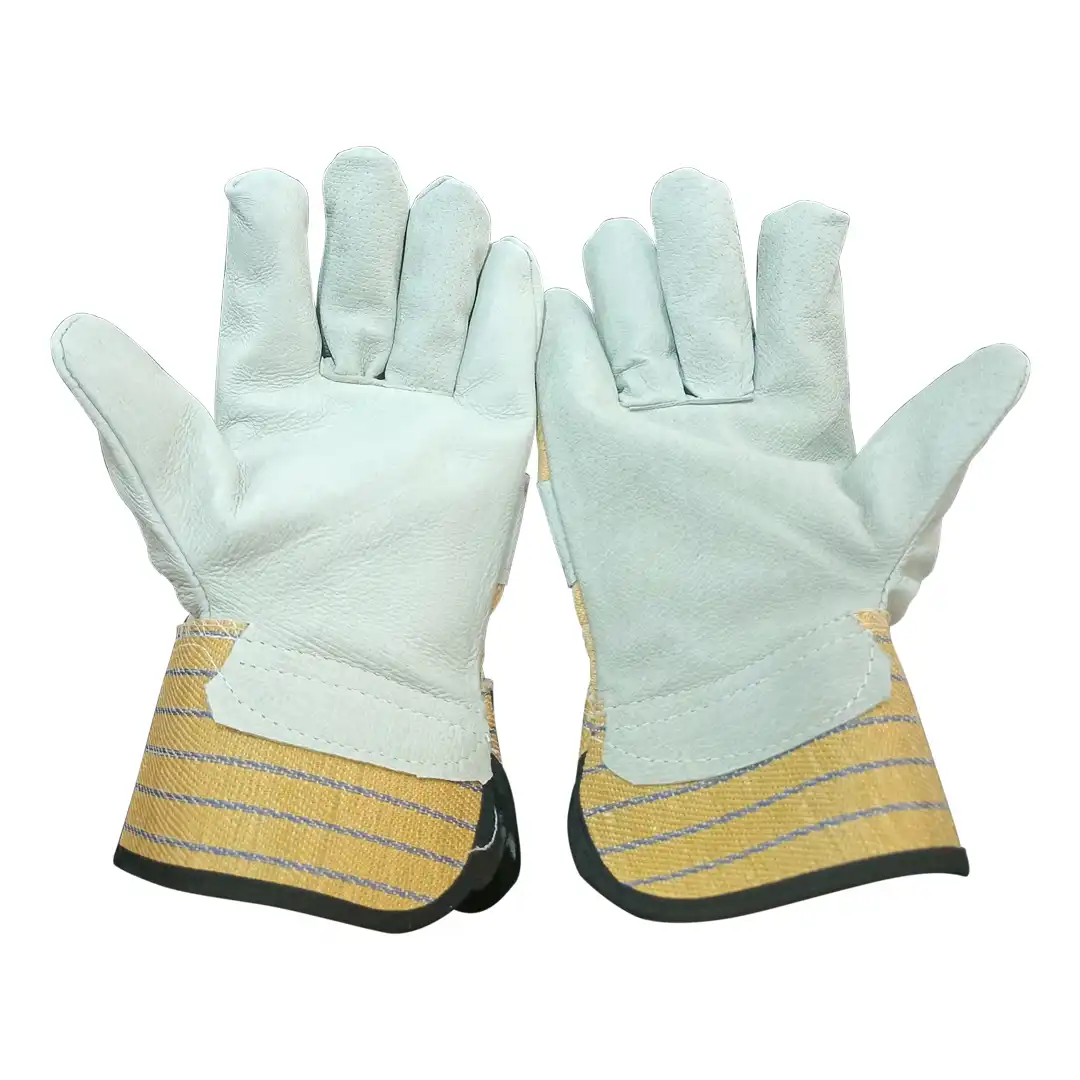 Sapro - Grain Leather Combination Glove - Gambar 5