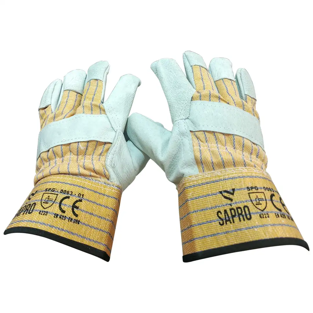 Sapro - Grain Leather Combination Glove - Gambar 6