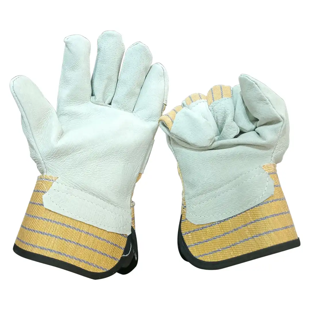 Sapro - Grain Leather Combination Glove - Gambar 7
