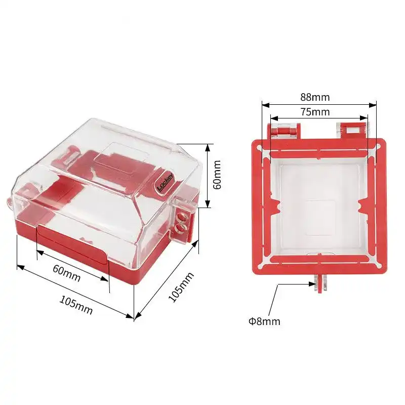 Prolockey WSL21 Wall Switch Button Lockout Transparent - Gambar 5