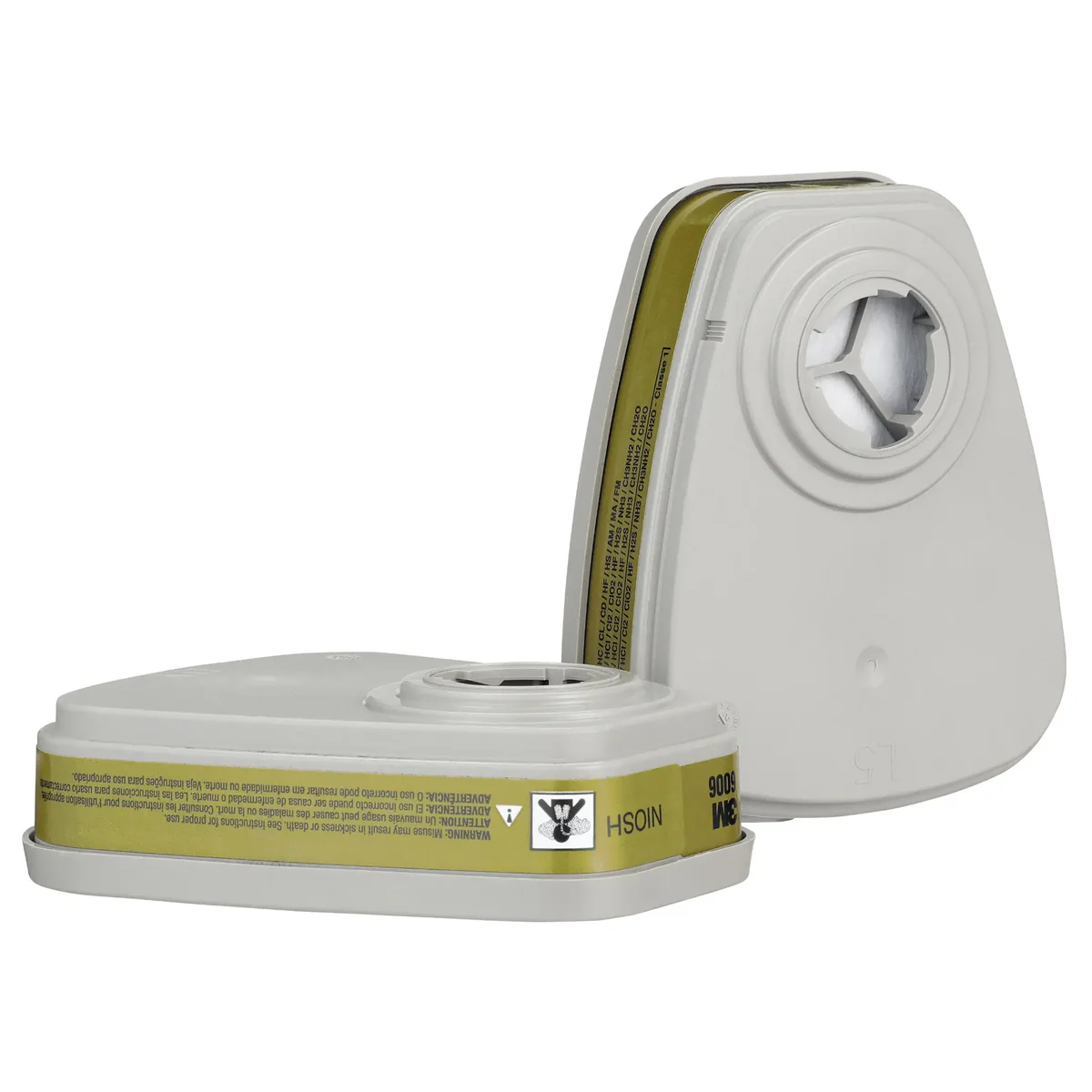 3M 6006 Multi Acid Gas/Organic Vapor Cartridge - Gambar 2