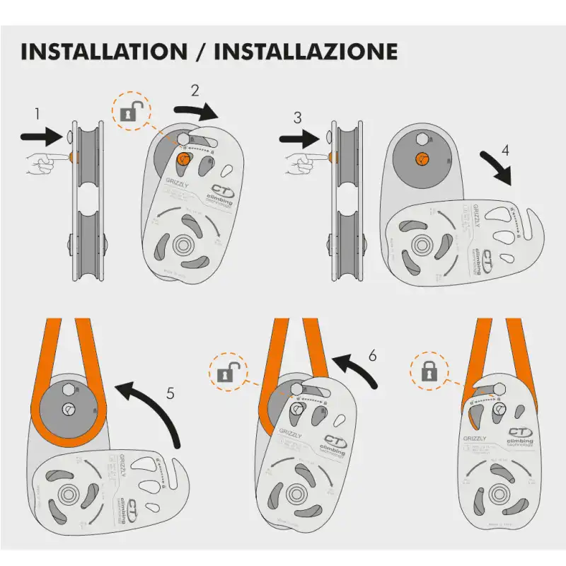 Skylotec Grizzly H-279 Aluminium Rope Pully - Gambar 3