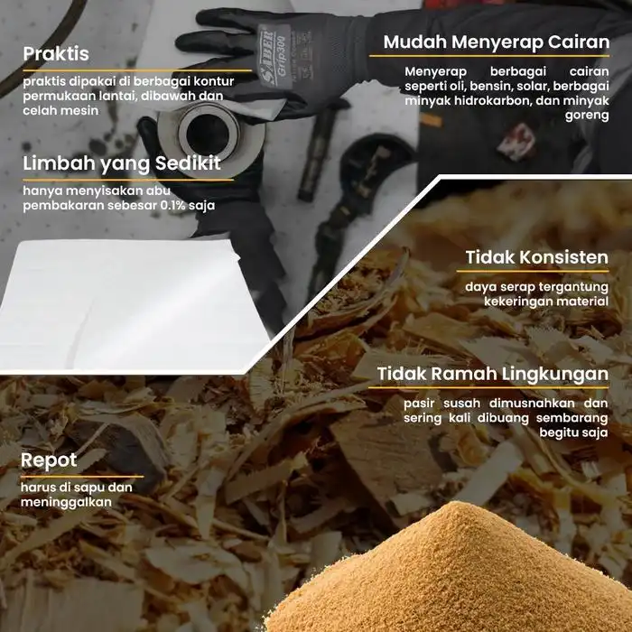 Saber Oil Absorbent Pad 160 - Gambar 6