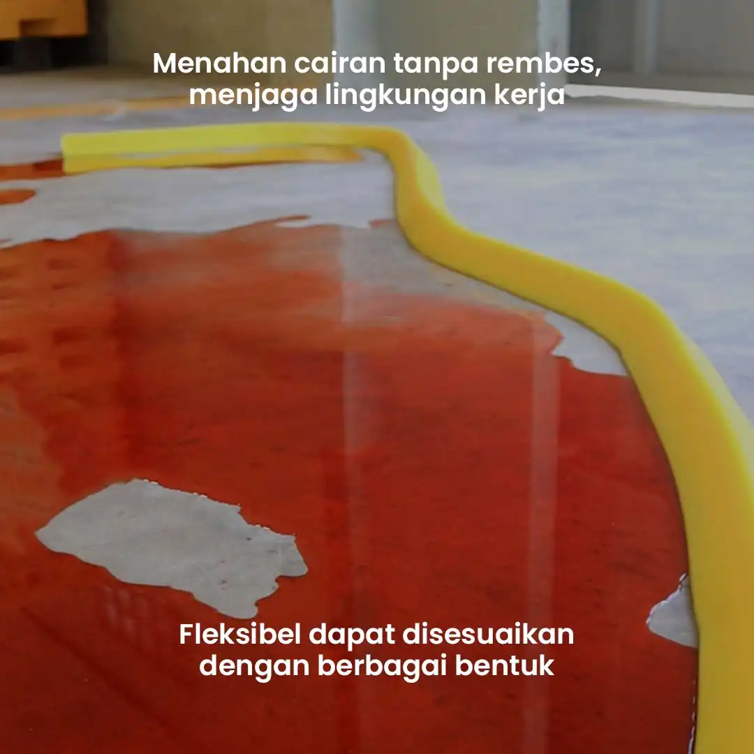 Saber Polyurethane Blocker Tanggul Fleksibel Penahan Tumpahan - Gambar 5