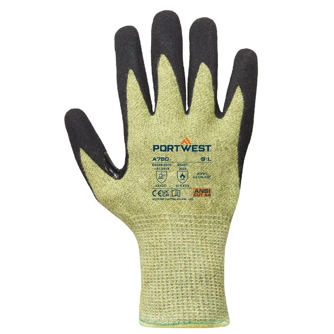 Portwest A780 - FR Arc Cut D13 Level 2 Arc Flash Glove - Gambar 3