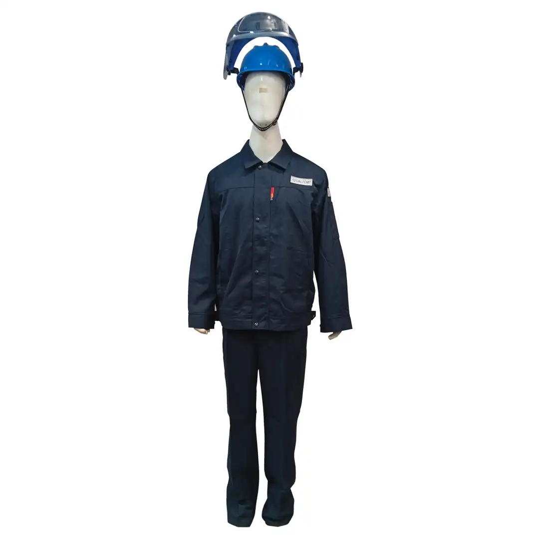 C&G Arc Flash Suit Protective Suit 12 Cal Cat II ArcPro-Suit-12 - Gambar 3