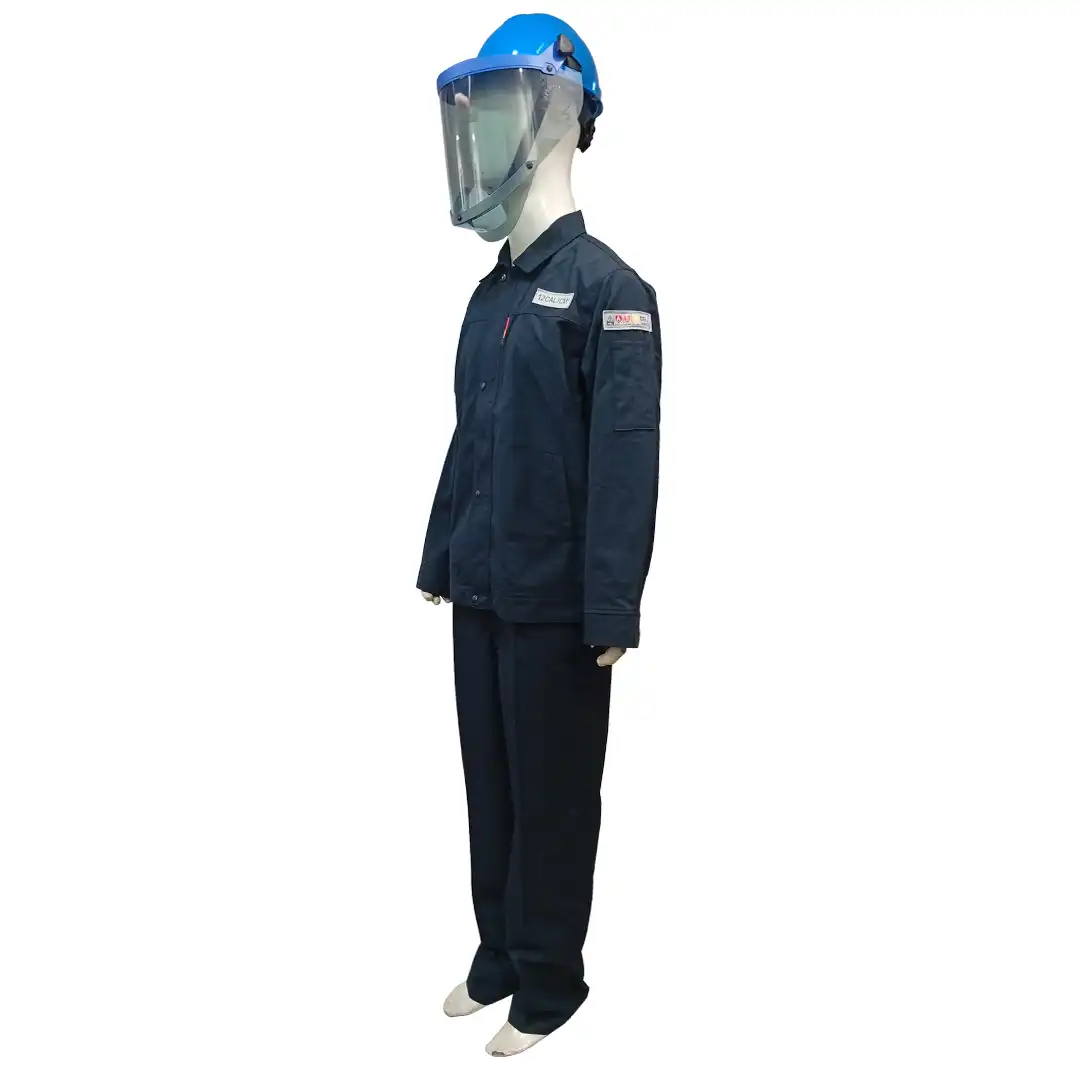 C&G Arc Flash Suit Protective Suit 12 Cal Cat II ArcPro-Suit-12 - Gambar 2