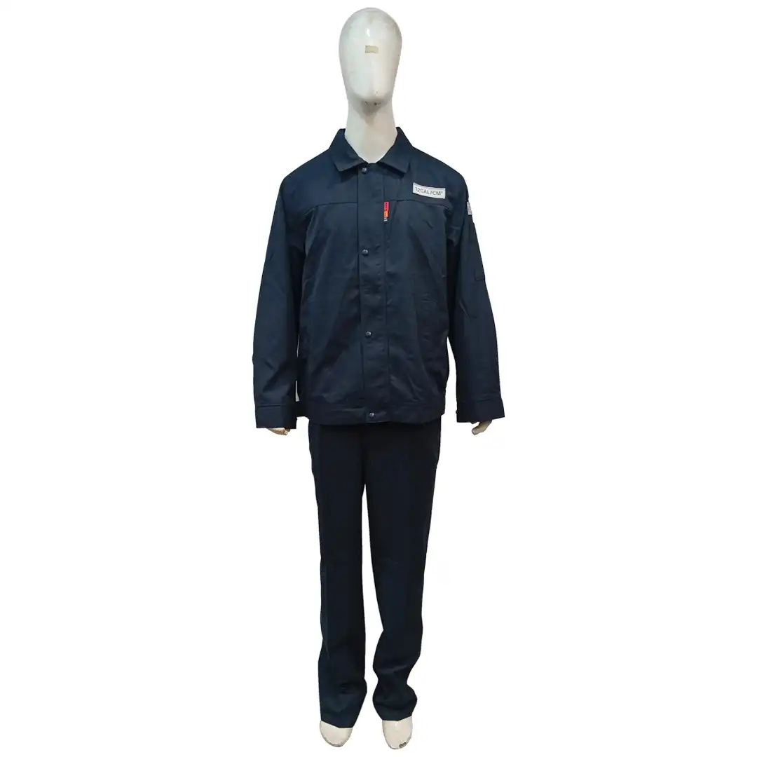 C&G Arc Flash Suit Protective Suit 12 Cal Cat II ArcPro-Suit-12 - Gambar 5