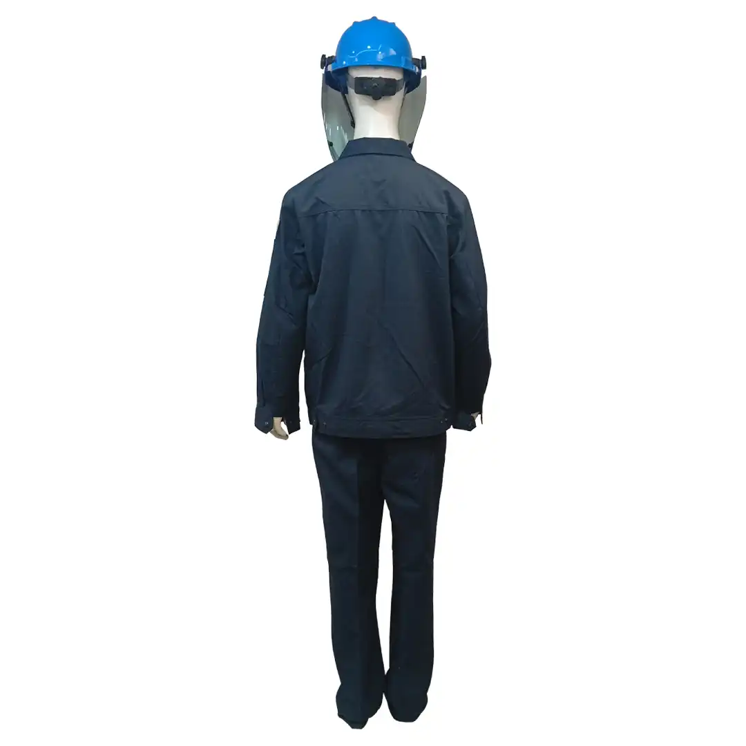 C&G Arc Flash Suit Protective Suit 12 Cal Cat II ArcPro-Suit-12 - Gambar 4