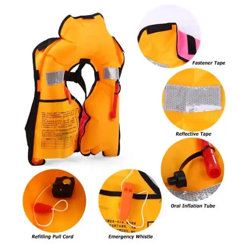 ISG Automatic Inflatable Life Jacket CO2 - Gambar 2