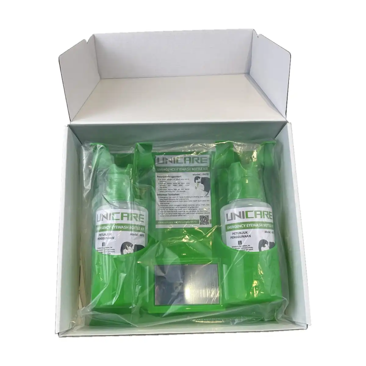 Unicare 6670 Mini Emergency Eyewash With Bottle Kit - Gambar 4